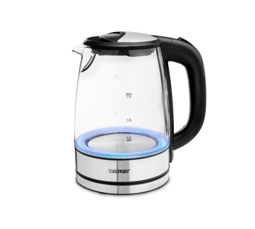 Чайник ZCK8024 GLASS/INOX ZELMER
