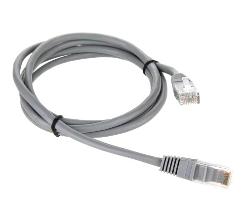 Патчкорд литой "Telecom" UTP кат.5е 1,5м серый VCOM NA102--1.5M
