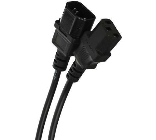 Кабель монитор - компьютер 220V (UPS -> устройство) <VDE> 3G*0.75mm2 VCOM <CE001-CU0.75-3>, 3,0м VCOM CE001-CU0.75-3M