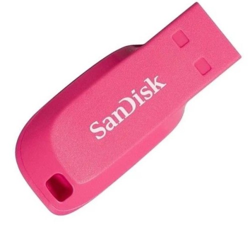 SanDisk USB Drive 16Gb SanDisk Cruzer Blade <SDCZ50C-016G-B35PE> Pink SanDisk USB Drive 16Gb SanDisk Cruzer Blade <SDCZ50C-016G-B35PE> Pink