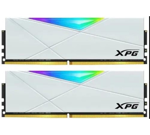 Модуль памяти ADATA   32GB (2 x 16Gb) DDR4 UDIMM, XPG SPECTRIX D50, 3600MHz CL18-22-22, 1.35V, RGB + Белый Радиатор