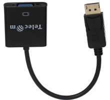Кабель-переходник DP --> VGA-F 0,2m , Telecom (TA552) VCOM Telecom DP  —  VGA-F 0,2m (TA552)