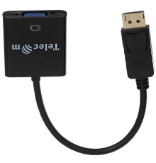 Кабель-переходник DP --> VGA-F 0,2m , Telecom (TA552) VCOM Telecom DP  —  VGA-F 0,2m (TA552)