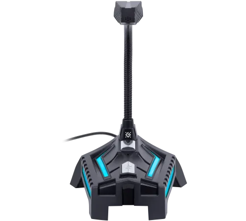 Defender Игровой стрим микрофон Ring GMC 150 USB, LED, провод 1.5 м Defender Ring GMC 150 (64615)