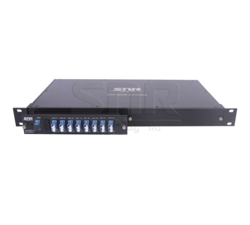 Мультиплексор DWDM одноволоконный 8-канальный в 1/2-слоте