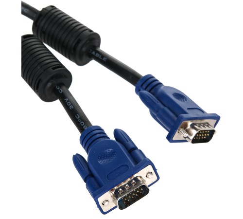 Кабель монитор-SVGA card (15M-15M) 1,8м 2 фильтра Aopen/Qust <ACG341AD-1.8M> VCOM AOpen VGA (m) - VGA (m) 1.8м (ACG341AD-1.8M)