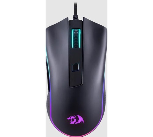 Мышка USB OPTICAL CYPHER BLACK RGB 72075 REDRAGON