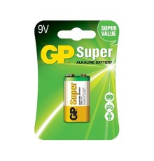 Алкалиновая батарейка GP Super Alkaline 9V Крона - 1 шт. на блистере GP 4891199002311