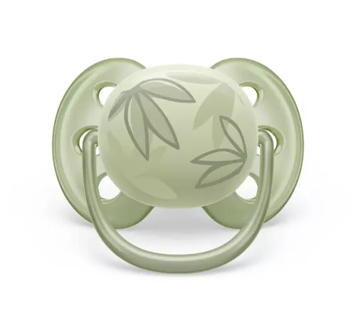 Пустышка ultra soft, листочки, 0-6 мес., 1 шт. Philips Пустышка ultra soft, листочки, 0-6 мес., 1 шт. (SCF092/02)