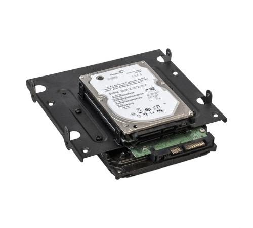 Exegate EX292549RUS Салазки (переходник) ExeGate HD-MFT5M металлические мультифункциональные для установки 4xHDD/SSD 2.5" или 2xHDD/SSD 2.5"+1xHDD 3.5" или 2xHDD/SSD 2.5"+внутренний устройство 3.5" в