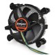 Exegate EX283277RUS Кулер ExeGate EE97378-PWM, Al + Copper, S1150/1151/1155/1156, TDP 95W, Hydro bearing, 4pin, 23.5db, BOX