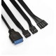Exegate EX292859RUS Корпус Miditower ExeGate EVO-8243 (ATX, без БП, 2*USB+1*USB3.0, черный, 3 вент. с RGB подсветкой, боковая панель - закаленное стекло)