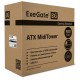 Exegate EX292859RUS Корпус Miditower ExeGate EVO-8243 (ATX, без БП, 2*USB+1*USB3.0, черный, 3 вент. с RGB подсветкой, боковая панель - закаленное стекло)