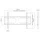 Кронштейн настенный фиксированный Exell EXi-H1264-F