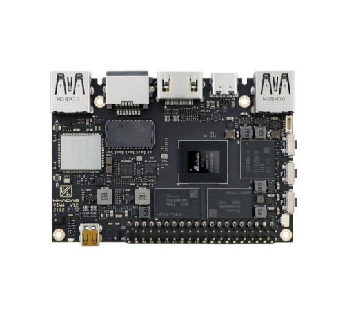 VIM4 Active cooling kit  ARM Cortex-A73 4-Core + Cortex-A53 4-Core Amlogic A311D2 2.2GHz 8+32GB