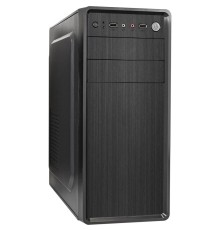 Exegate EX283729RUS Корпус Miditower XP-401 Black, ATX, <без БП>, 2*USB, Audio