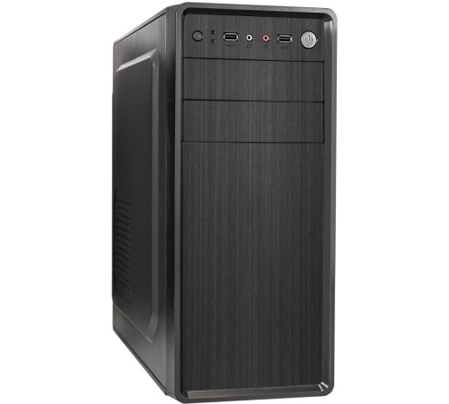 Exegate EX283729RUS Корпус Miditower XP-401 Black, ATX, <без БП>, 2*USB, Audio