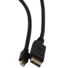 Кабель-переходник 4K*60Hz 1.2V Mini DisplayPort M <--> Display Port M 1,8м Telecom (TA682-1.8M) VCOM Telecom Mini DisplayPort (m) to DisplayPort (m) (TA682-1.8M)
