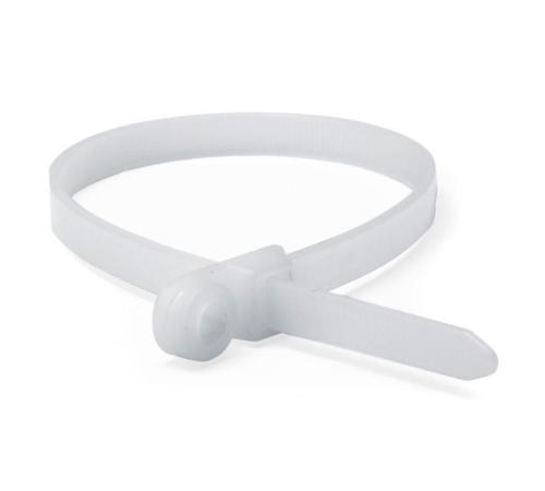 Хомут P6.6 с монтажным отверстием M4, белый 3,6x150 DKC 252150SR-I