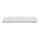 Клавиатура Oklick 505M белый USB slim {1196547}