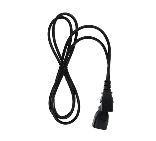 Кабель монитор - компьютер (UPS -> устройство) 220V {IEC-320-C13/C14}  <TP020-1.8-BK> 1,8м VCOM Telecom TP020-1.8-BK