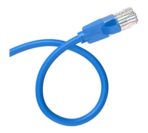Патч-корд Vention прямой UTP cat.6, RJ45 - 5м. Синий Vention IBELJ