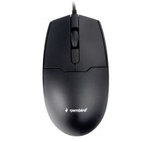 Мышь Gembird MOP-425, USB, черный, 2кн.+колесо-кнопка, 1000 DPI, кабель 1.8м
