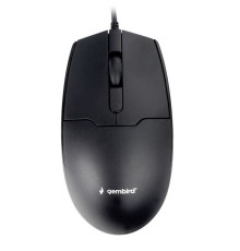 Мышь Gembird MOP-425, USB, черный, 2кн.+колесо-кнопка, 1000 DPI, кабель 1.8м