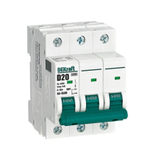 Выключатель автоматический модульный 3п D 20А 6кА ВА-103M без теплозащиты DEKraft 12557DEK