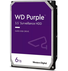 Жесткий диск Western Digital HDD SATA  6Tb Purple WD64PURZ, IntelliPower, 256MB buffer (DV-Digital Video), 1 year (WD64PURZ)
