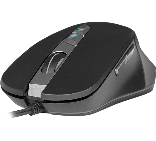 Игровая мышь SVEN RX-G970 USB (6+1кл. 500-4000 DPI, ПО, SoftTouch, подсветка) Sven SV-016401