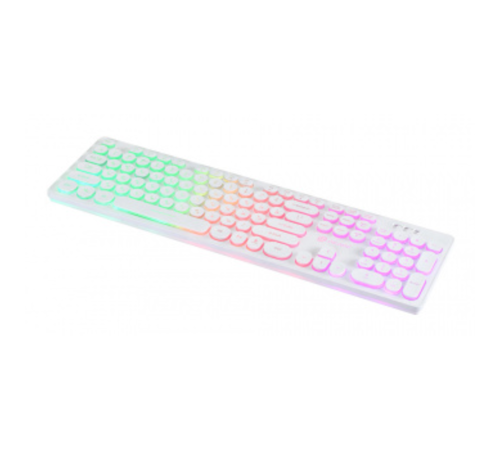 Oklick 420MRL white USB slim Multimedia LED [1091227]
