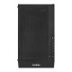 Exegate EX295766RUS Корпус Miditower ExeGate EVO-5001A (ATX, без БП, 2*USB+1*USB3.0+HD Audio, черный, 3 вент.12см с RGB подсветкой, боковая панель - закаленное стекло)