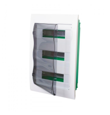 Systeme electric EZ9E312S2FRU Щит распределительный встраиваемый белый дверь прозрачная на 36 модулей IP40 Easy9