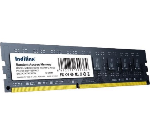 Модуль памяти DIMM 4GB DDR3-1600 IND-ID3P16SP04X INDILINX