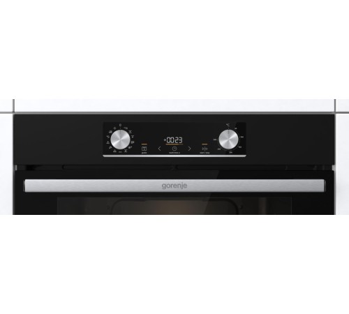 Встраиваемые электрические духовки GORENJE/ Духовой шкаф, 77л, 60 см, ExtraSteam: приготовление с паром, Очистка паром AquaClean, черный