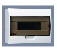 Корпус навесной ЩРН-П-12 12мод. IP41 пластик. DEKraft 31011DEK