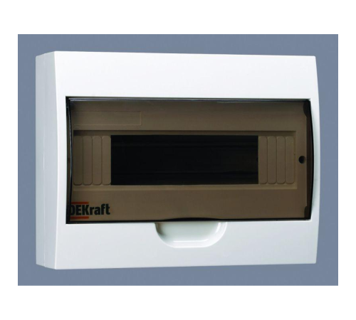 Корпус навесной ЩРН-П-12 12мод. IP41 пластик. DEKraft 31011DEK