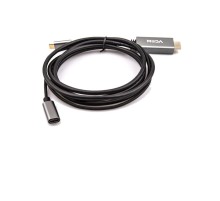 Кабель-адаптер USB 3.1 Type-Cm --> DP(m) 4K@60Hz, 1.8m , Aluminium Shell,VCOM <CU422MC-1.8M> VCOM USB 3.2 Type-C (m) - DisplayPort (m) (CU422MC-1.8M)