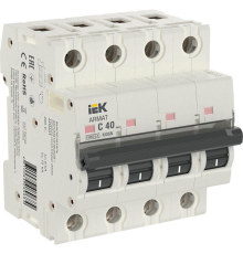 IEK AR-M06N-4-C040 ARMAT Авт. выкл. M06N 4P C 40А