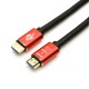 Кабель HDMI 30 m (Red/Gold, в пакете) VER 2.0 ATcom HDMI 2.0 (m) - HDMI 2.0 (m) 30 м (AT5947)