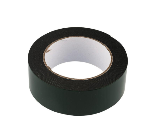 Двухсторонний скотч REXANT, зеленого цвета на черной основе, 40мм, 5метров [09-6140]