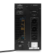 ИБП POWERMAN Online 2000, LCD, двойного преобразования, 2000ВА, 1800Вт, 3 евророзетки с резервным питанием, USB, RS232, слот SNMP, разъем EPO, батарея 12В 9Ач 4 шт., 215 х 315 х 475 мм., 18.5 кг. Powerman Online 2000