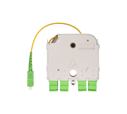 Универсальный сплиттерный модуль на 8 абонентов LIGHT PON УСМ 1х8 SC/APC