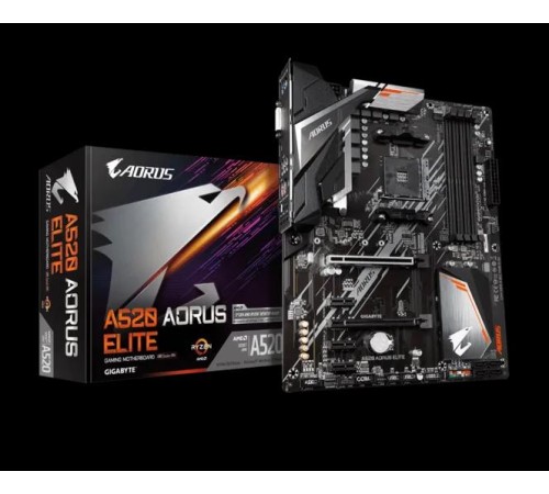 Материнская плата AMD A520 SAM4 ATX A520 AORUS ELITE 1.2 GIGABYTE