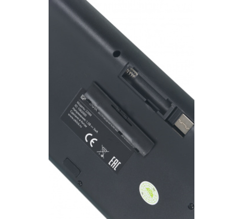 Клавиатура + мышь Oklick 220M черный, USB, беспроводная  [1062000]