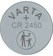 Батарейка Varta ELECTRONICS CR2450 BL1 Lithium 3V (6450) (1/10/100) Varta PRIMARY LITHIUM CR2450 (06450101401)