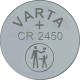 Батарейка Varta ELECTRONICS CR2450 BL1 Lithium 3V (6450) (1/10/100) Varta PRIMARY LITHIUM CR2450 (06450101401)