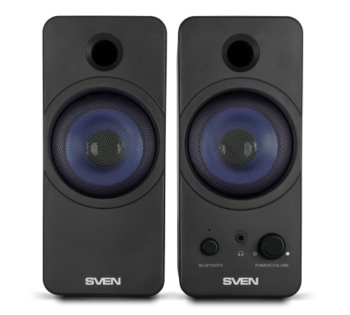 АС SVEN 431, чёрный, USB, акустическая система 2.0, мощность 2x3 Вт(RMS), Bluetooth Sven SV-016296