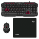 Игровой набор клавиатура+мышь+коврик GS-9200 (114 кл,, 8 смен. кл., 800-2400DPI, 5+1кл.)
